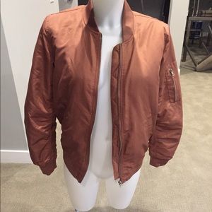Mauve bomber jacket
